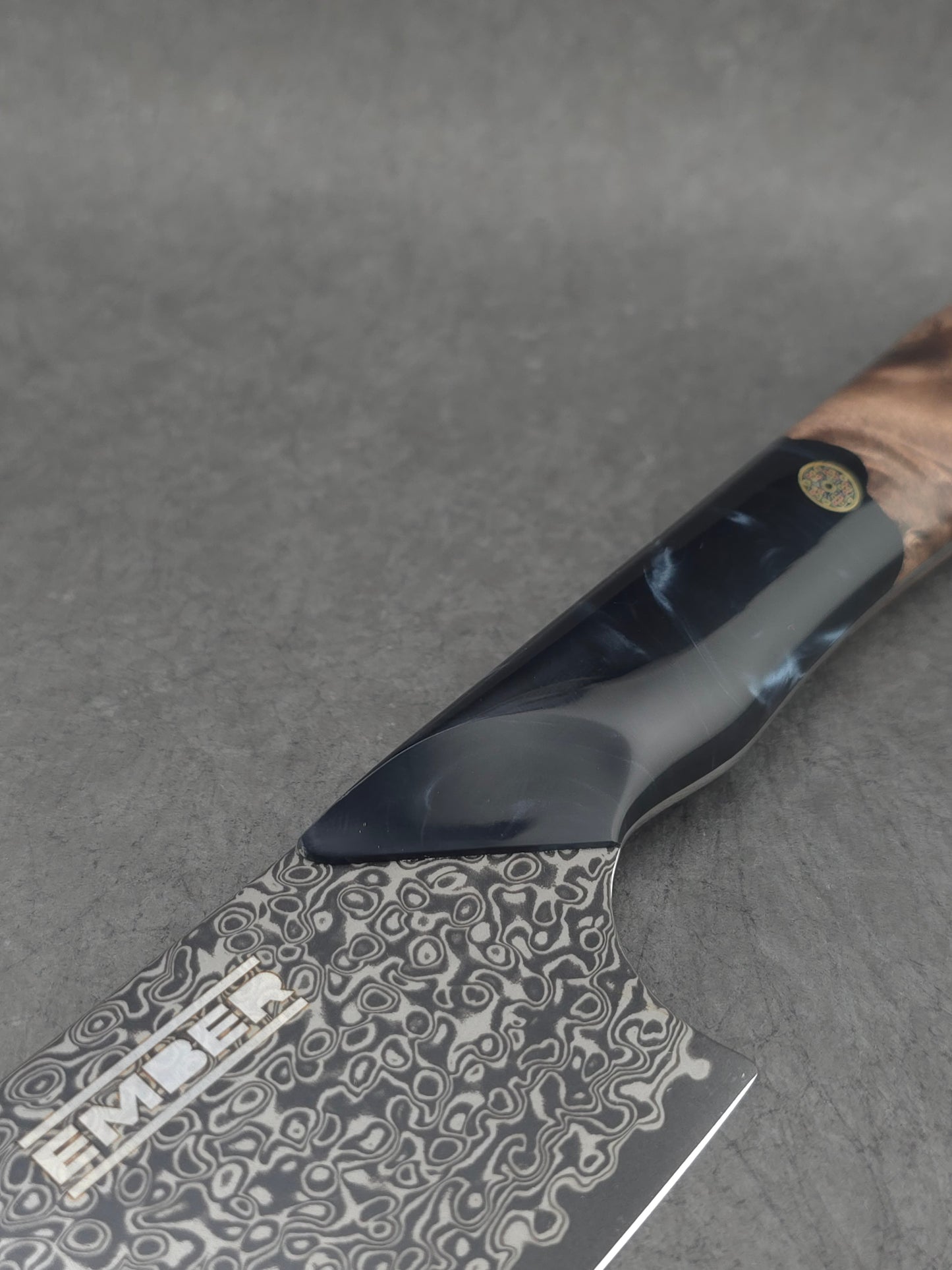 DASTAN CUCHILLO DE CHEF 8" Acero de Damasco recubrimiento DLC