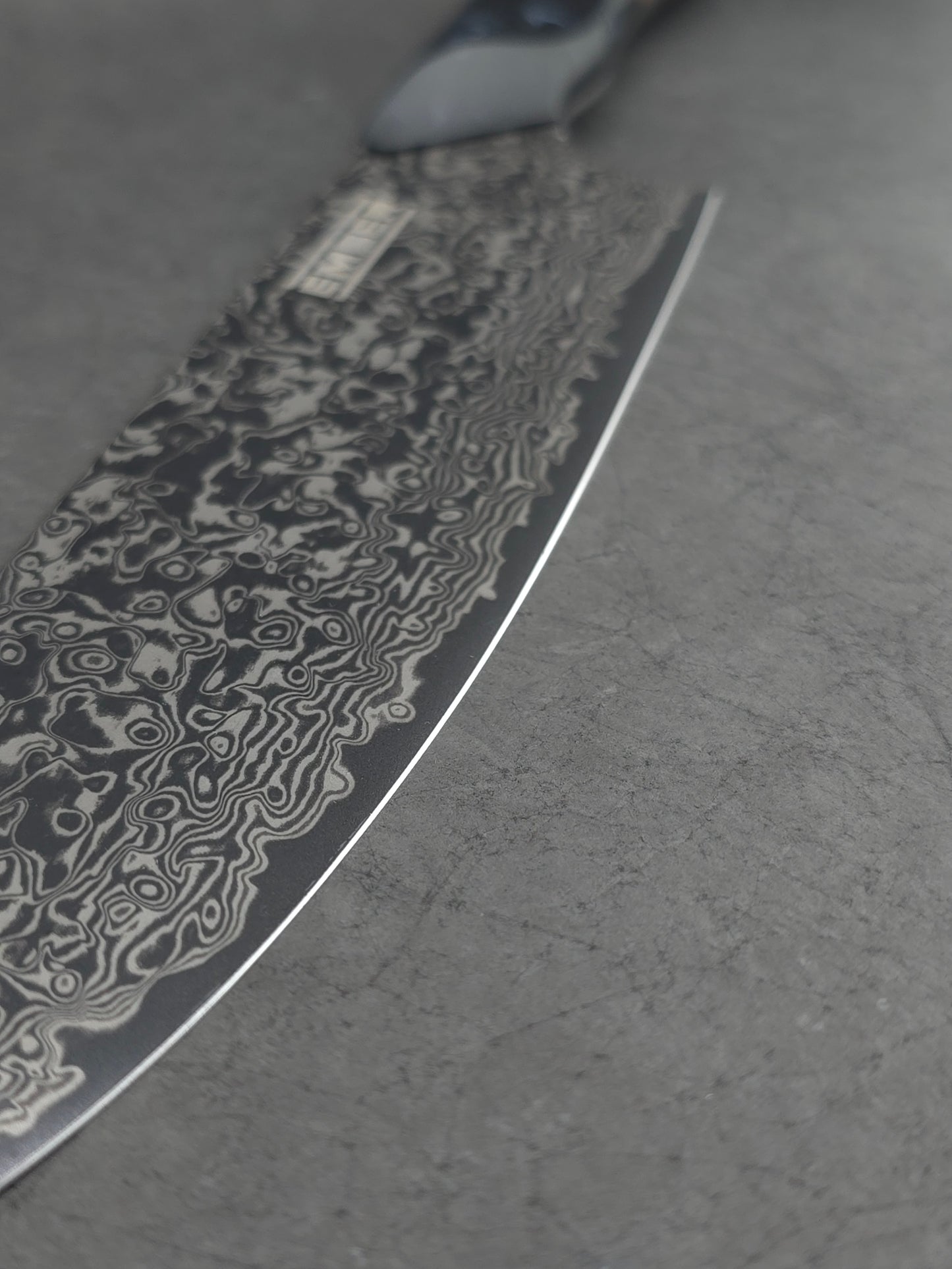 DASTAN CUCHILLO DE CHEF 8" Acero de Damasco recubrimiento DLC