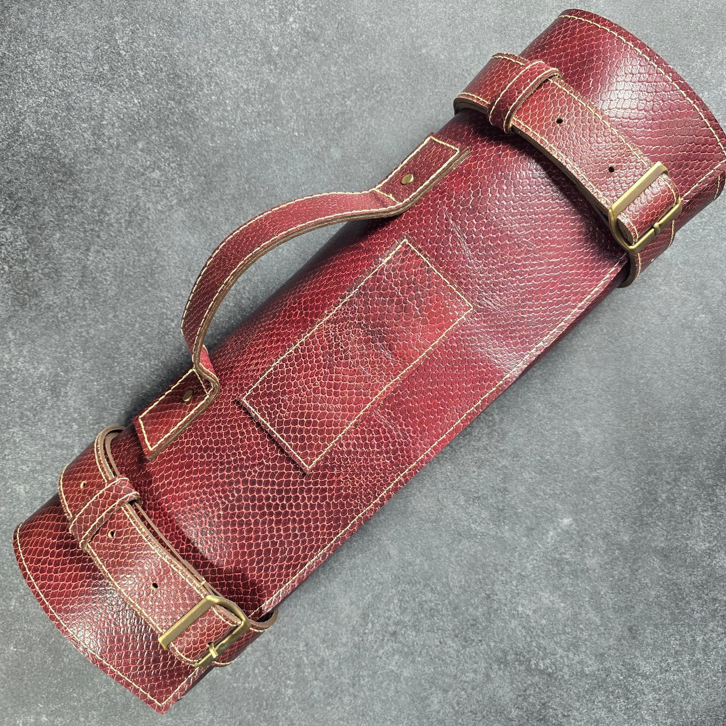 Porta Cuchillos x 12 - PITON BURGUNDY