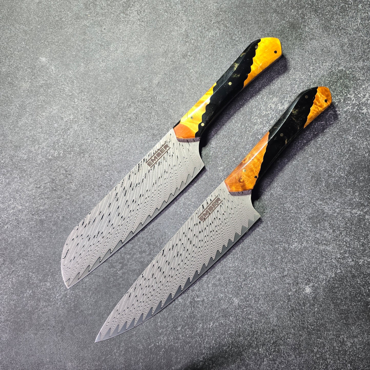 HORUS! CHEF 8" - Acero de Damasco