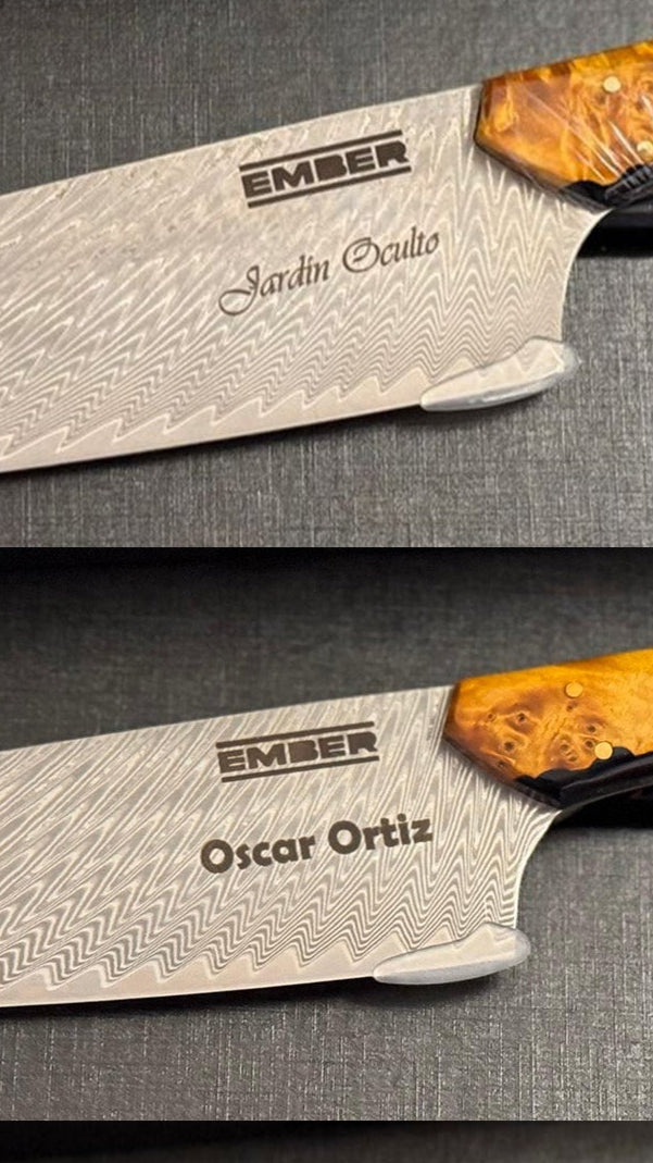 HORUS! CHEF 8" - Acero de Damasco