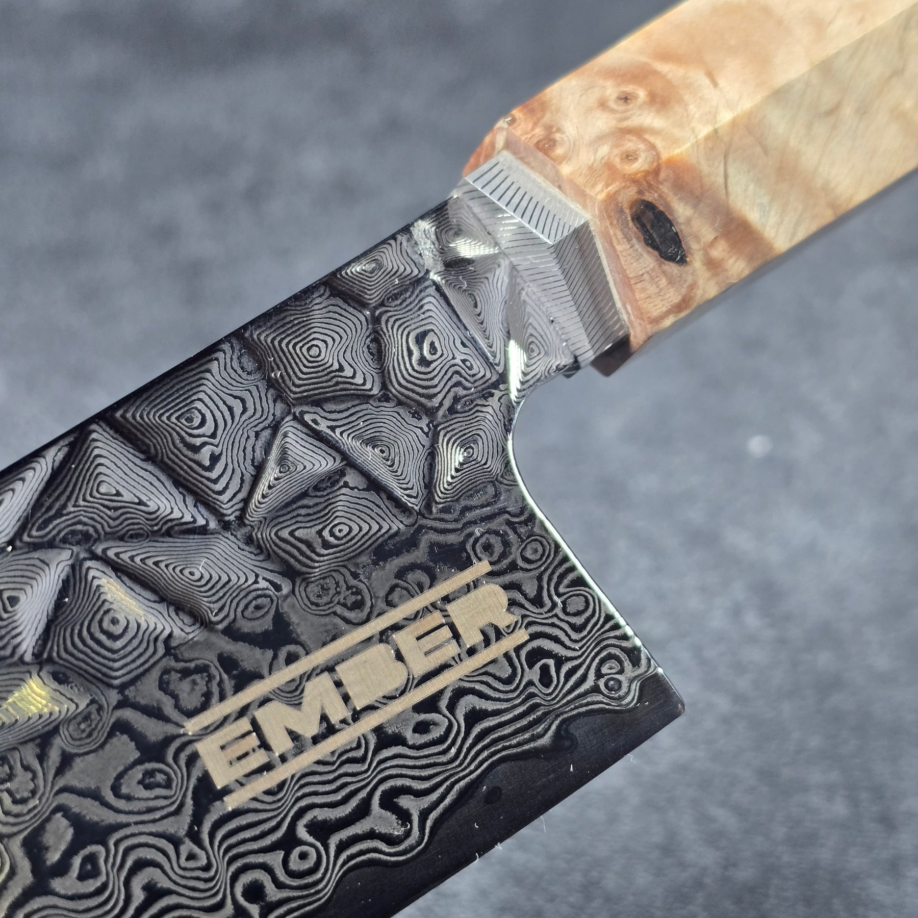 KA! KIRITZUKE 8" ACERO AUS10 + SAYA MADERA