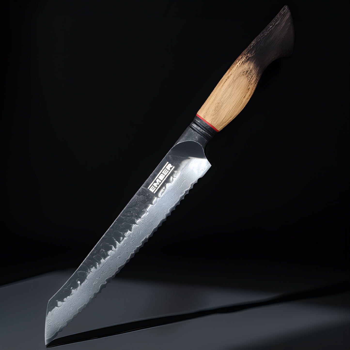 ASKA! SERRADO (PAN) STONEWASH Y DAMASCO 8"