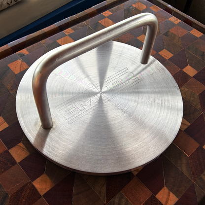 PRENSA DE SELLADO - ACERO INOXIDABLE 8mm (1.5kg) - BURGER SMASHER