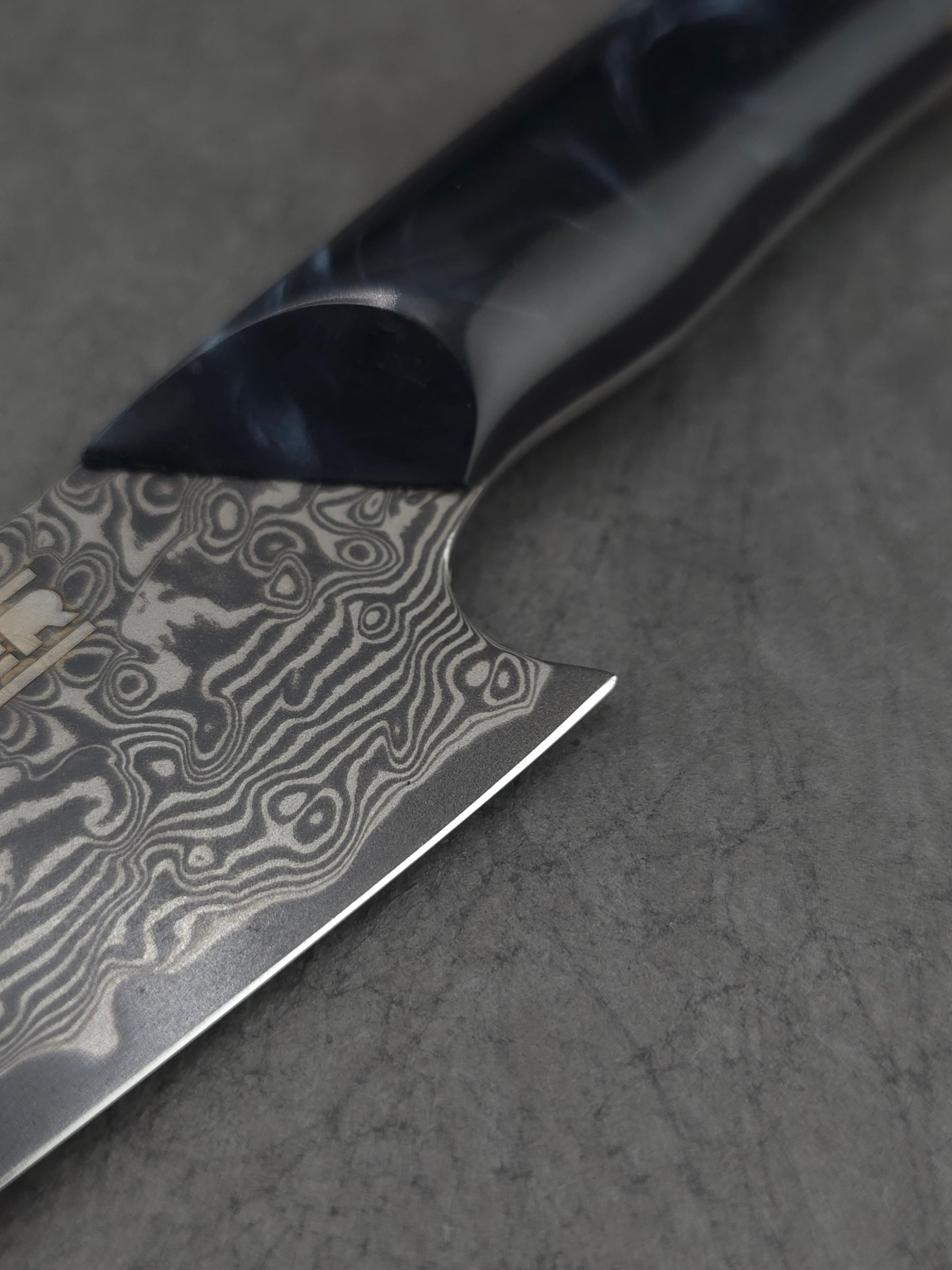 DASTAN UTILITARIO 6" Acero de Damasco recubrimiento DLC