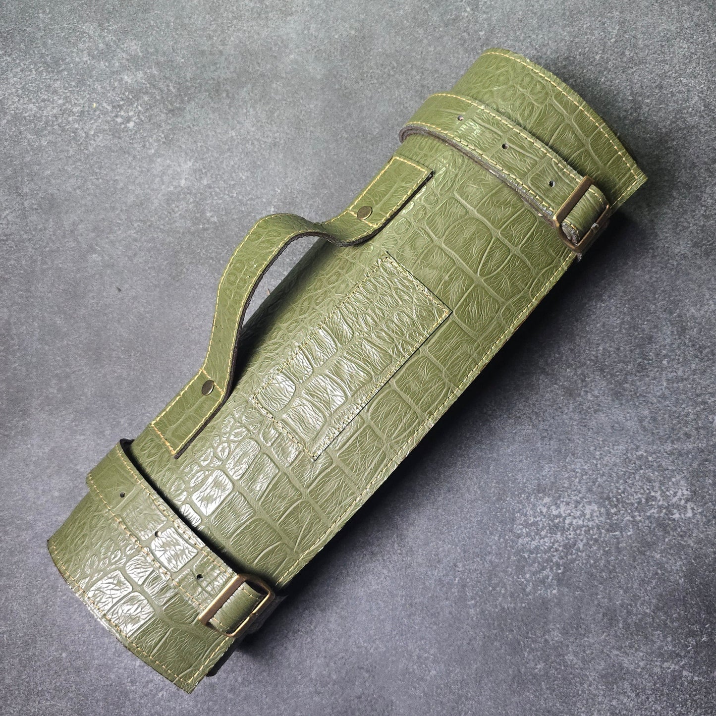 Porta Cuchillos x 12 - CROC VERDE