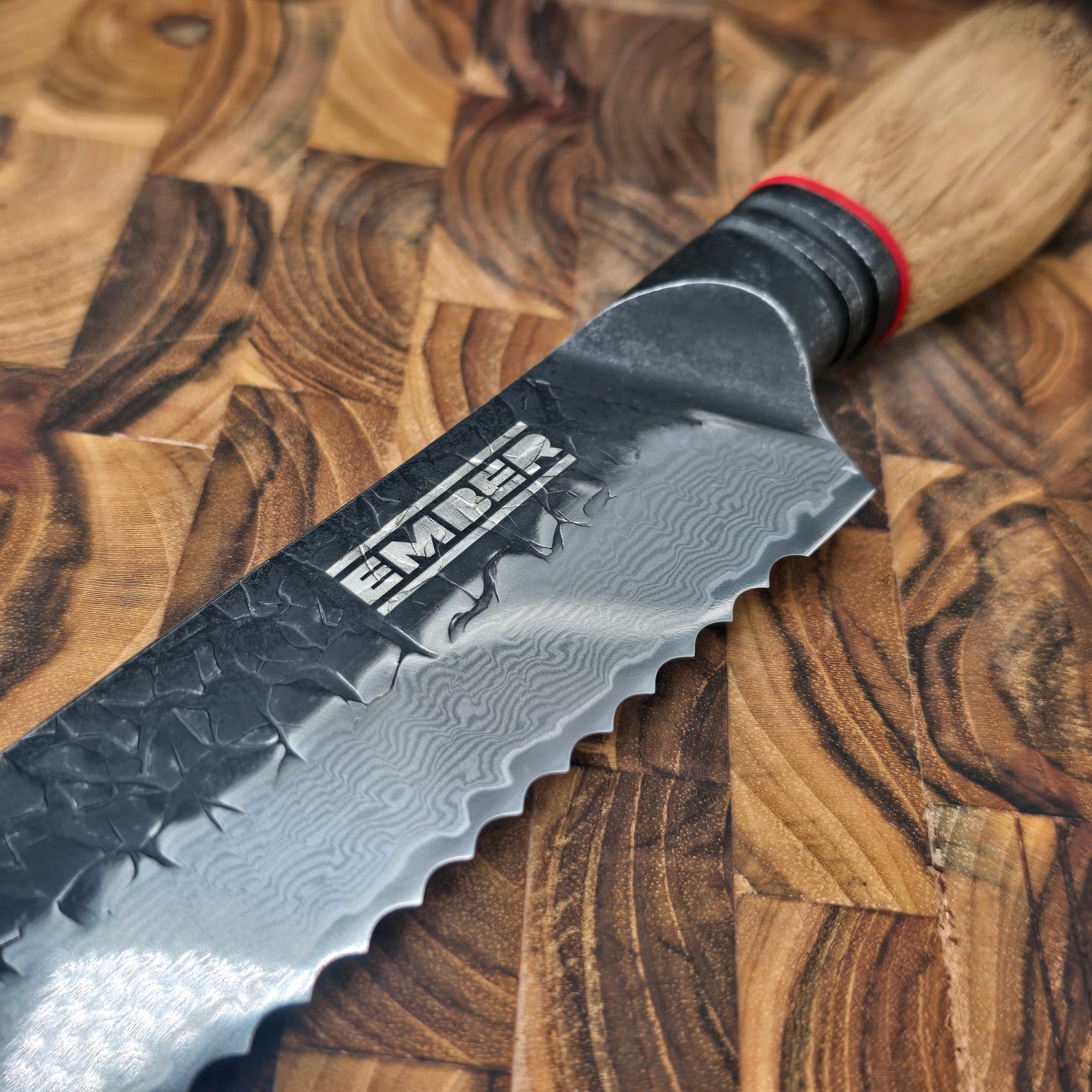 ASKA! SERRADO (PAN) STONEWASH Y DAMASCO 8"