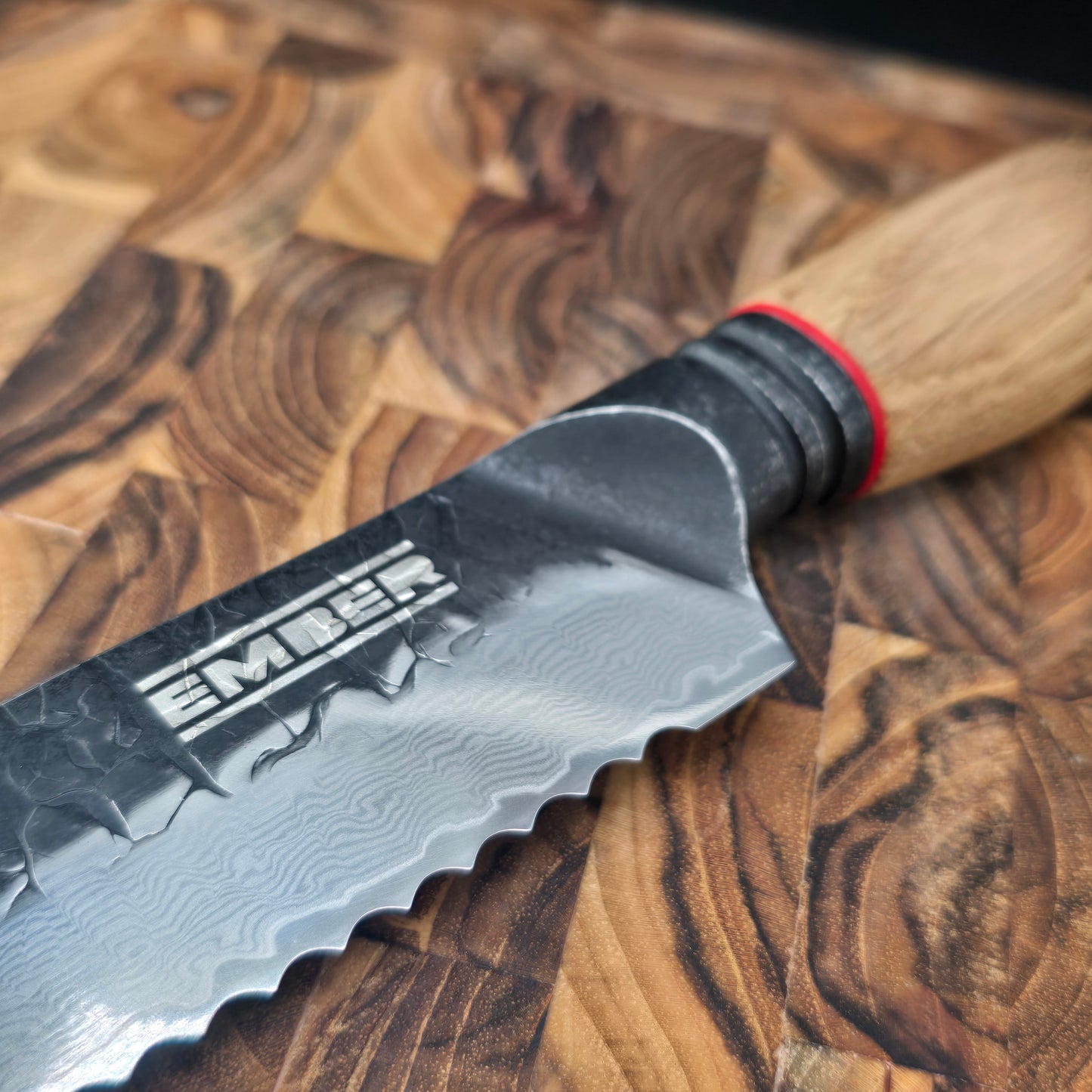 ASKA! SERRADO (PAN) STONEWASH Y DAMASCO 8"