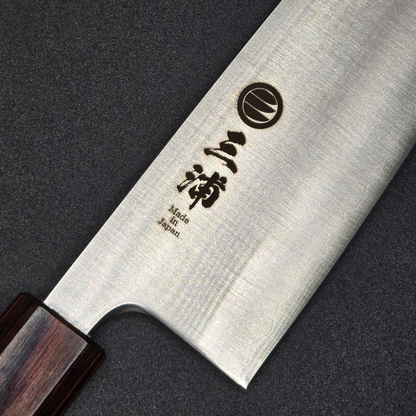 JAPONES: SANTOKU 165mm AOGAMI SUPER MANGO EN KEYAKI