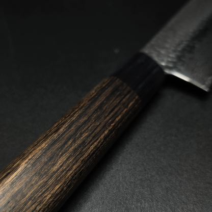 JAPONES: NAKIRI 150mm GEN BLACK DAMASCO NEGRO VG-10 MANGO EN PAKKAWOOD NEGRA