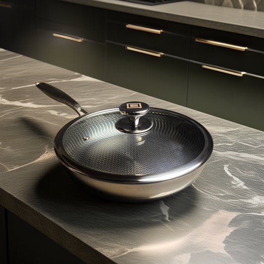 SARTEN HIBRIDO TRI-PLY 28CM CON TAPA!