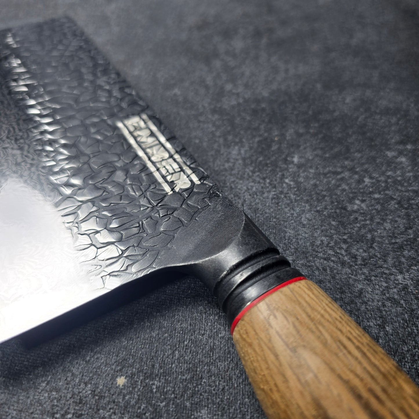 ASKA! CUCHILLO DE CHEF ORIENTAL STONEWASH Y DAMASCO 8"