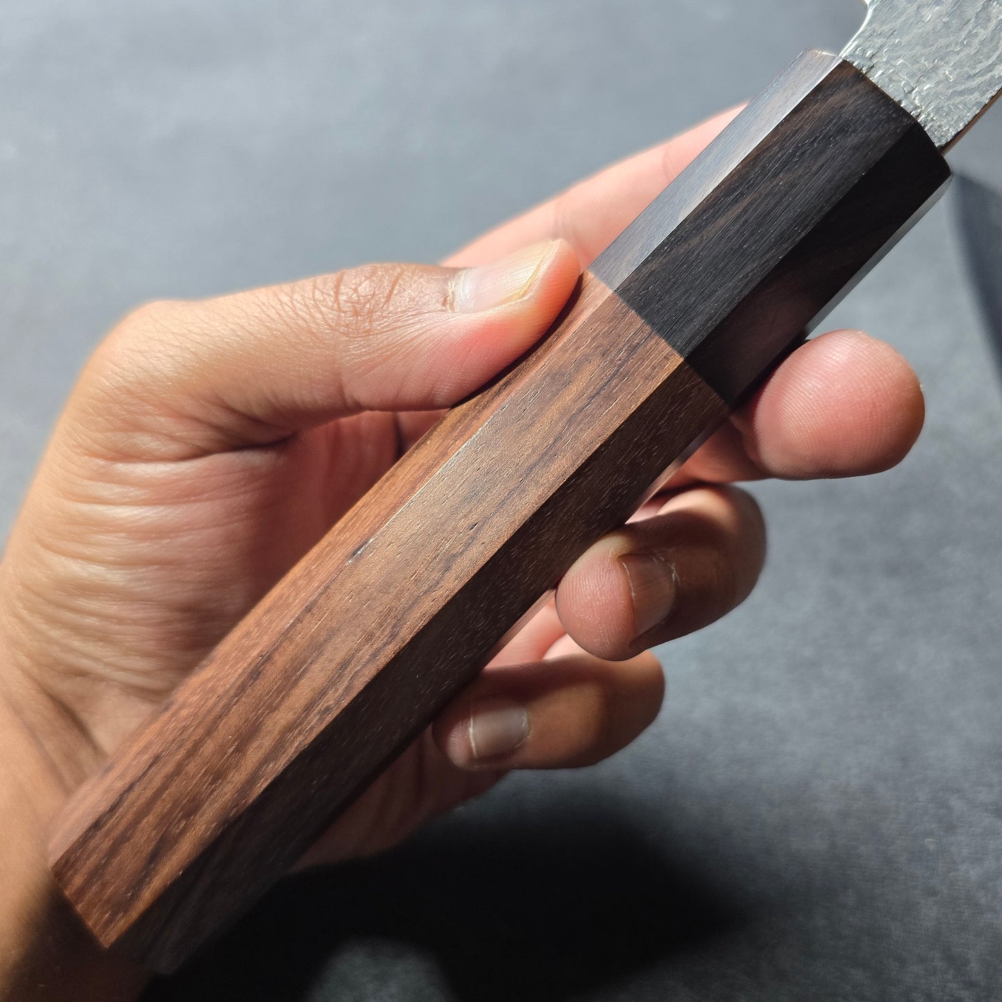 RAKU! NAKIRI TEXTURIZADO Y DAMASCO 7"