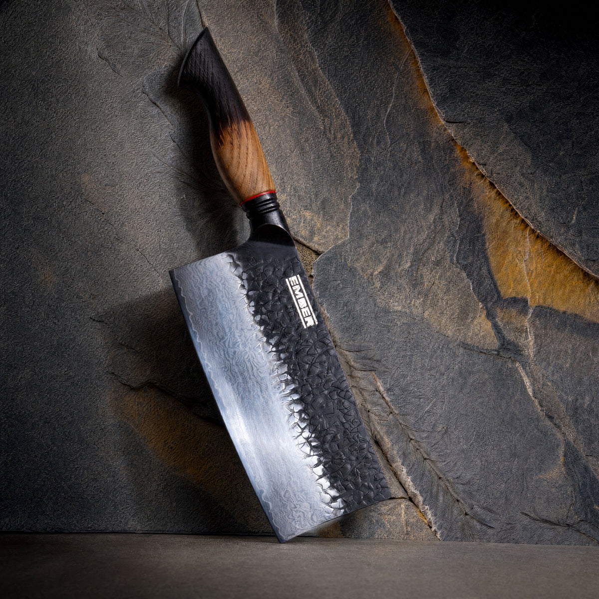 ASKA! CUCHILLO DE CHEF ORIENTAL STONEWASH Y DAMASCO 8"