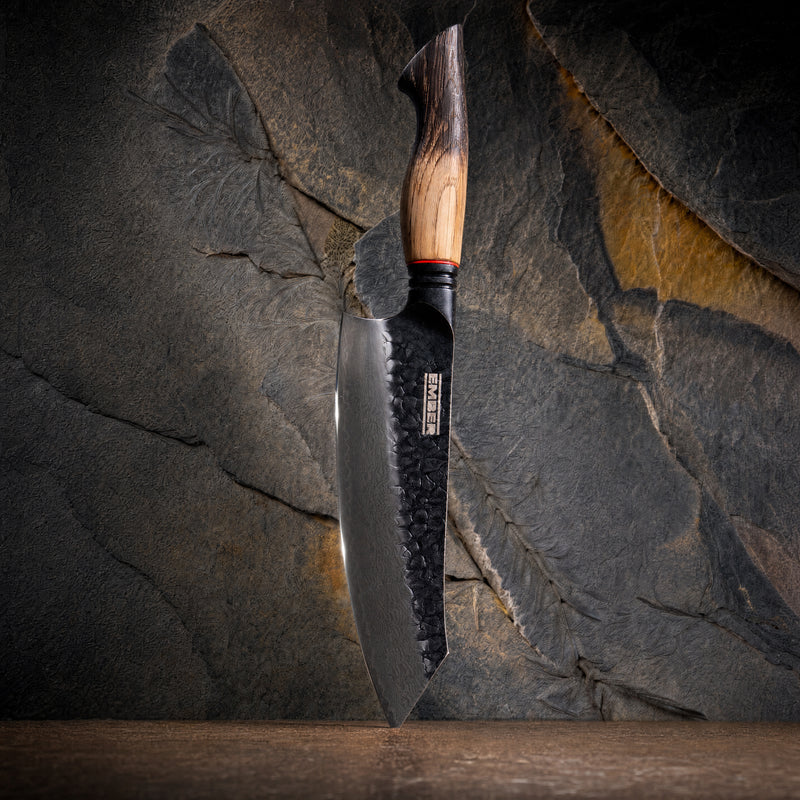 ASKA! SANTOKU STONEWASH Y DAMASCO 7"