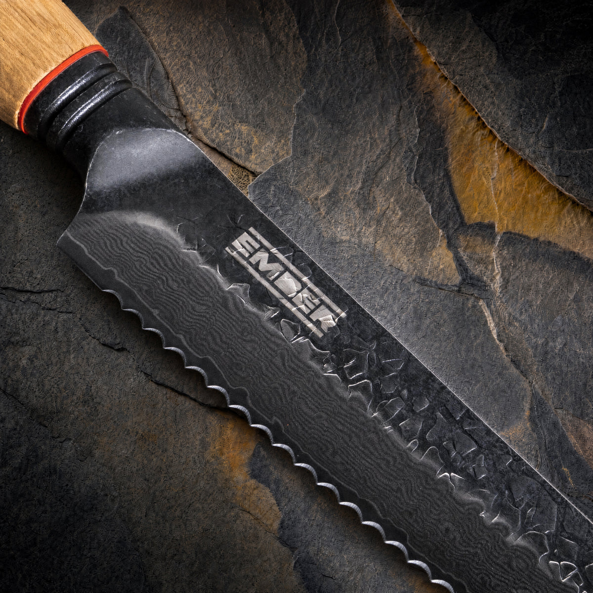 ASKA! SERRADO (PAN) STONEWASH Y DAMASCO 8"