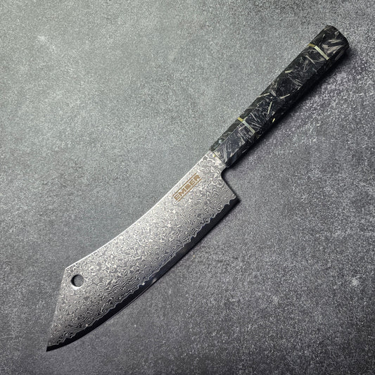 YUGEN! CUCHILLO DE CARNICERO 8.5" Acero de Damasco