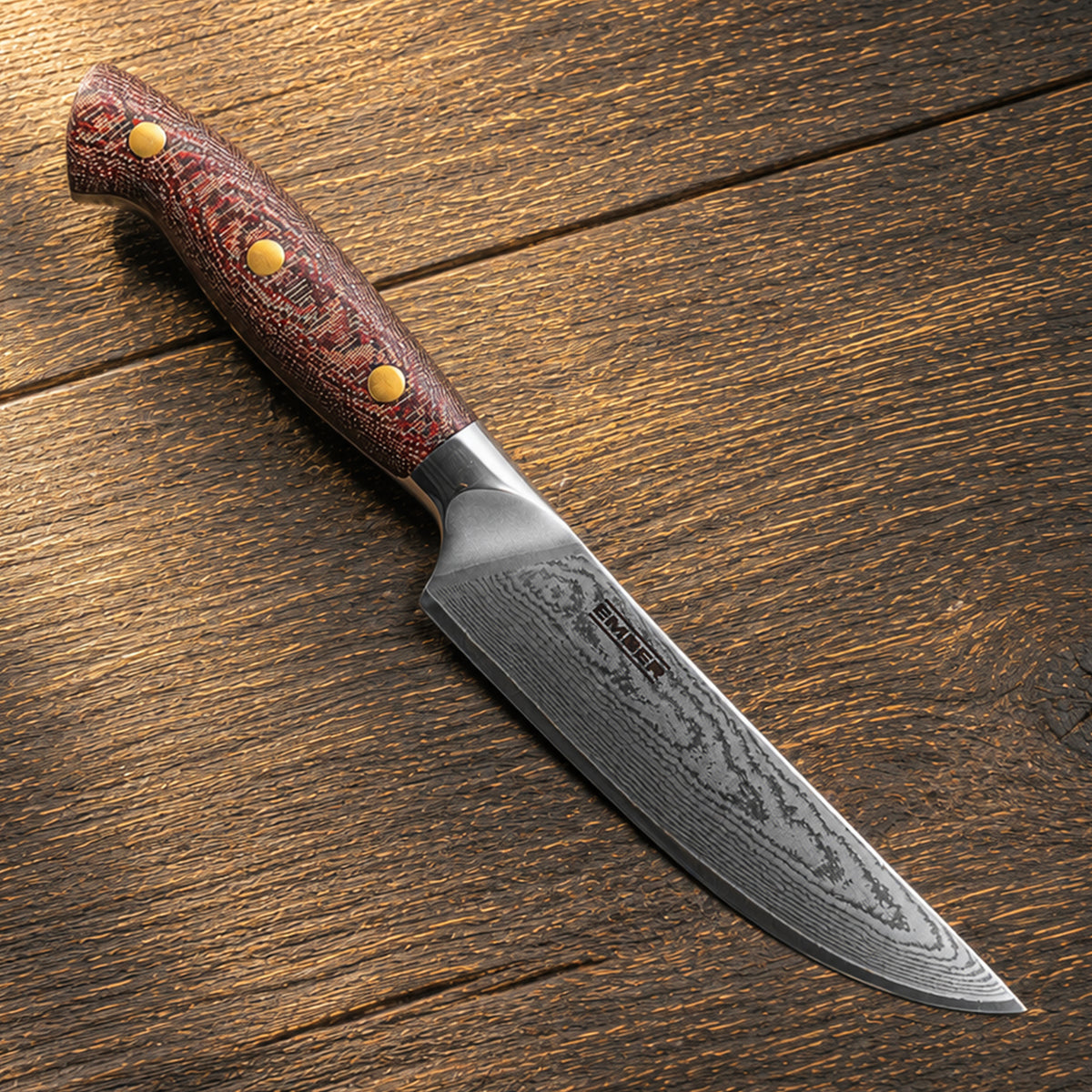 SET MESA ACERO VG10 + MICARTA PITON  - 4 PIEZAS