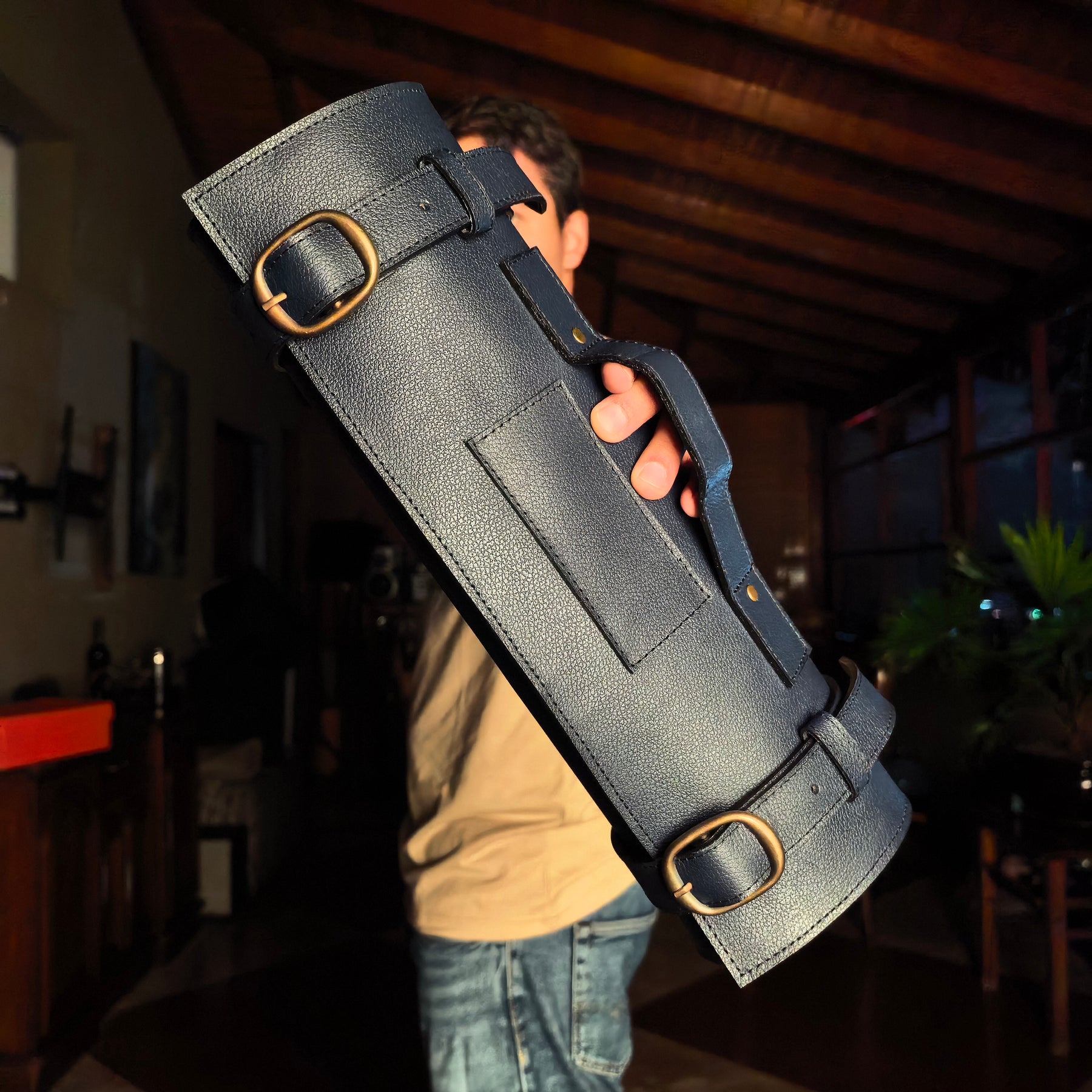 Porta Cuchillos x 12 - AZUL OXFORD