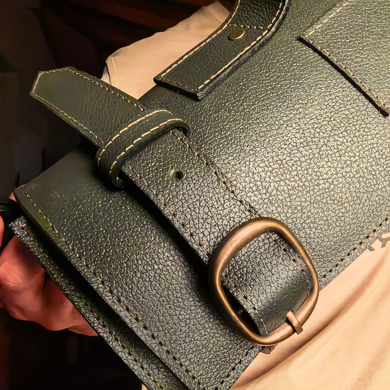 Porta Cuchillos x 12 - VERDE MILITAR