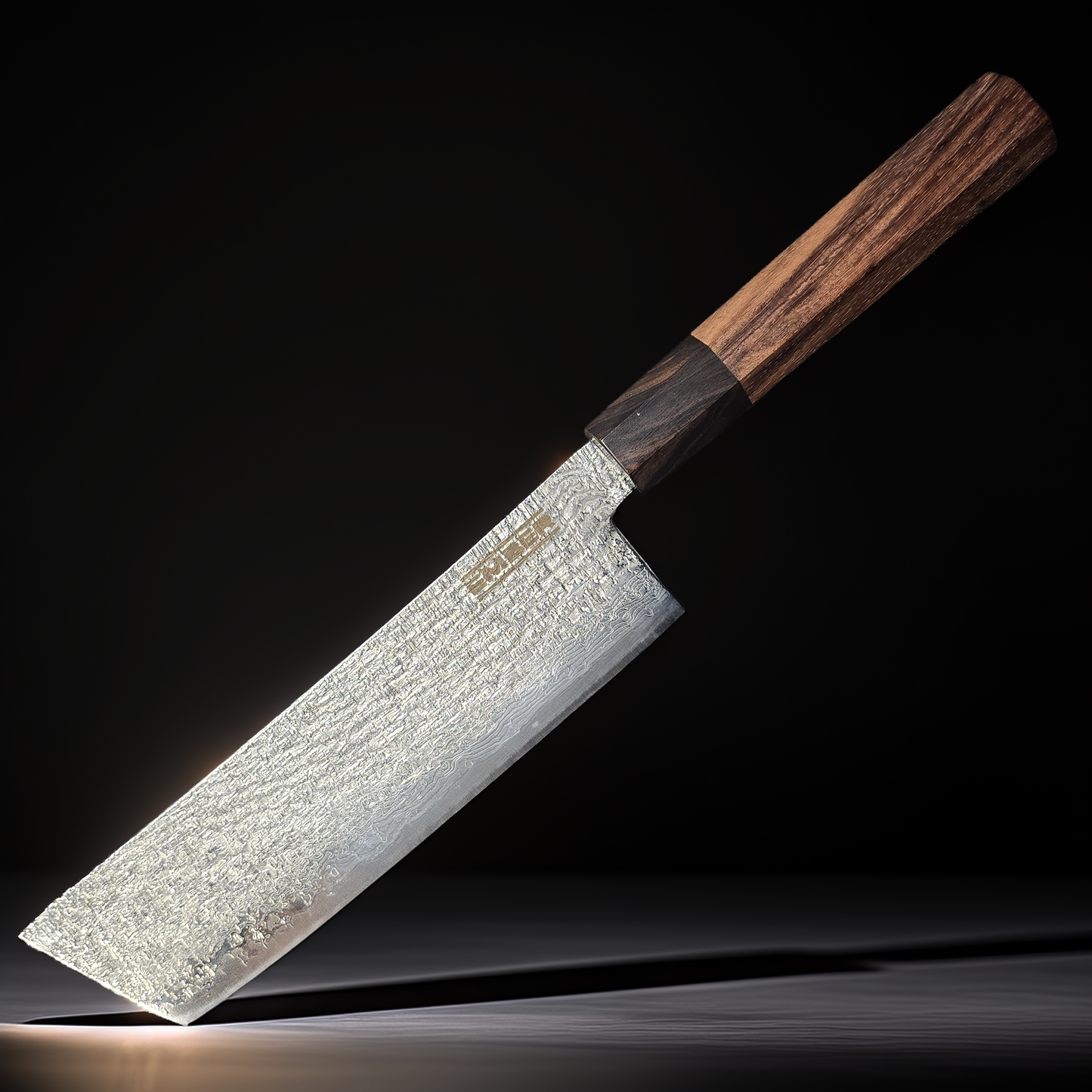 RAKU! NAKIRI TEXTURIZADO Y DAMASCO 7"