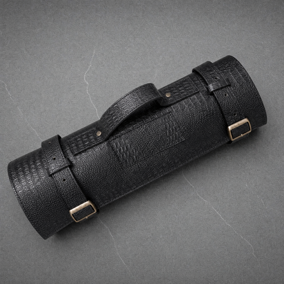 Porta Cuchillos x 12 - CROC ALL BLACK